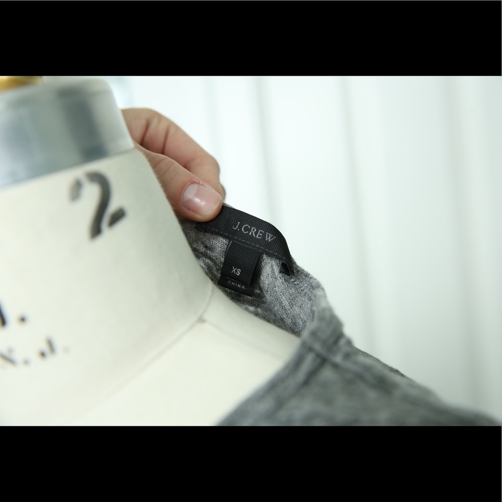 Jcrew Linen Flutter Sleeve Tee!! - image 7